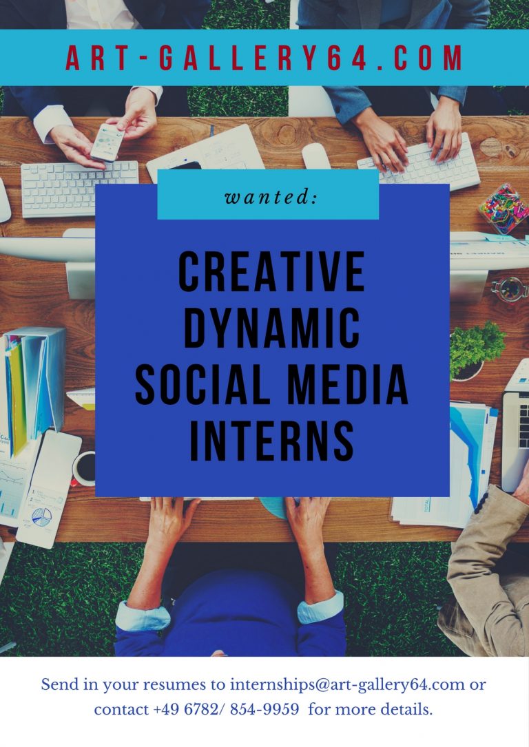 Internships Art Gallery 64 Birkenfeld